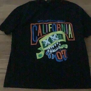 SHEIN Black California Graphic Tee